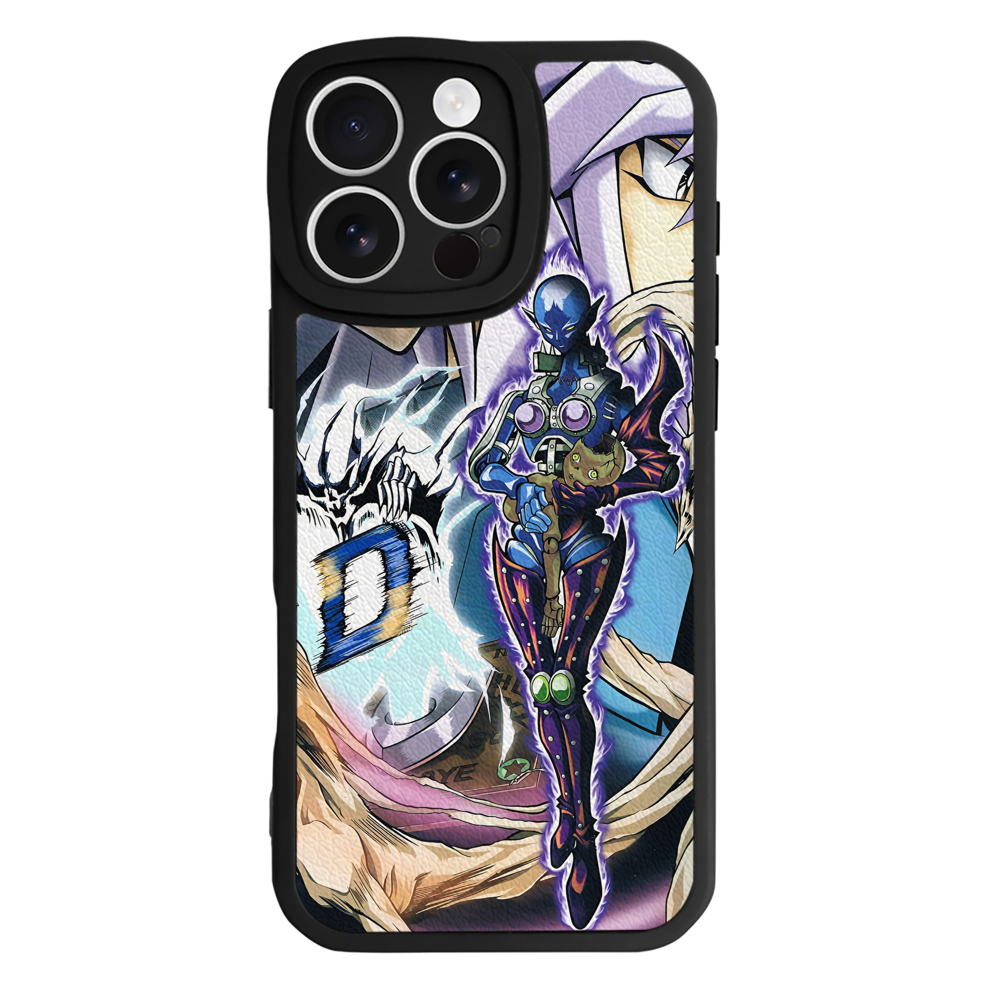 （画像用） 遊☆戯☆王 Yu-Gi-Oh! 【iPhone 16シリーズ対応】シリコンスマホケース（レザー調） 材質：シリコン